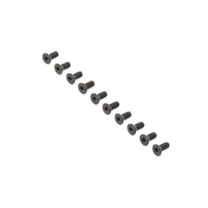 [LOS255016] Flat Head Screws, Stl, BO, M4 x 10mm (10)