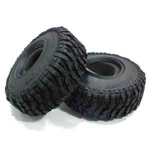 L-T3346VI CR-MALLET CLASS1 1/10 Scale 1.9&quot; Crawler Tires Super Soft Compound / Inserts (2) (1/10락크라울링 타이어)(이너폼 포함, 휠미포함)