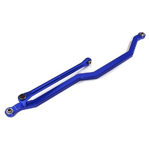 [#C23783BLUE] V2 Billet Machined Alloy Steering Front Linkage for Axial Wraith 2.2