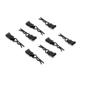 [AXI250010] 6mm Body Clip with Tabs (8)