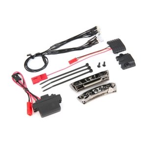 [AX7185A] LED light kit, 1/16 E-Revo® (includes power supply, front &amp; rear bumpers, light harness (4 clear, 4 red), wire ties)