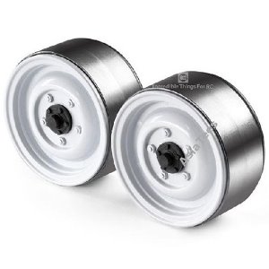 [#GRC/GAX0130CW] [2개] 1.9&quot; Metal Classic Beadlock Wheels #Series I (White)