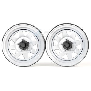 [#GRC/GAX0130GW] [2개] 1.9&quot; Metal Classic Wheels #Series IV (White)