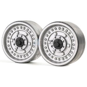 [#GRC/GAX0130HS] [2개] 1.9&quot; Metal Classic Wheels #Series VI (Silver)