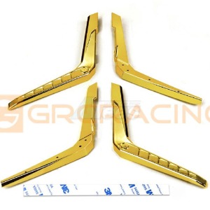 [#GRC/G162DG] Plastic Brabus Snorkels for G550 &amp; G63 Gold for Traxxas TRX-4