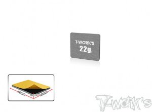 [TE-207-I]Adhesive Type 22g Tungsten Balance Weight 26x31x1.4mm
