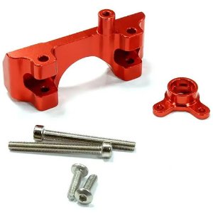 [#C25453RED] Billet Machined Alloy Front Shock Mount for Traxxas 1/10 Summit