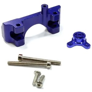 [#C25453BLUE] Billet Machined Alloy Front Shock Mount for Traxxas 1/10 Summit