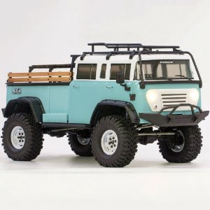 [#90100089] [미조립품] 1/10 JT4 4x4 Scale Rock Crawler Kit : Jeep M677 Cargo Pickup Truck w/4 Dr. Cab (크로스알씨 스케일 트럭)