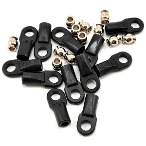 [#C30412] [12개] Plastic Rod Ends w/Hollow Balls, Large (Traxxas #5347)