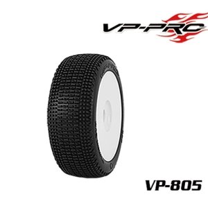 [VP805G-M2-RW] (1:8 버기 타이어+휠)경기용 VP-805 Axman Evo M2 RW Rubber Tyre[glued] 한봉지 2개포함