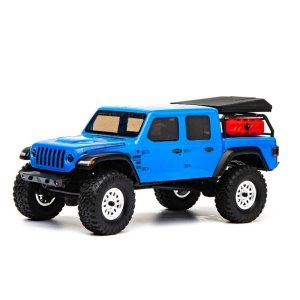 [매장입고][AXI00005T2] 1/24 SCX24 Jeep JT Gladiator 4WD Rock Crawler Brushed RTR, Blue