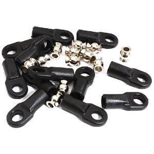 [#C31017] M4 Size 22mm Length Ball Ends Tie Rod Ends w/ 3mm Ball Links for Traxxas &amp; Axial