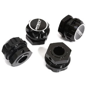 [#C30181BLACK] Billet Machined Wheel Adapters for Arrma 1/7 Limitless All-Road Speed Bash