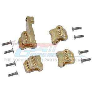 [#TRX4089X-OC] Brass Front&amp;Rear Axle Mount Set For Suspension Links