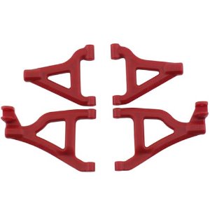 [#80659]  1/16 Mini Slash 4x4 Front A-arms (Red)