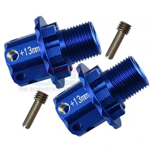 [#SLE010/+13MM-B] Aluminum 13mm Hex Adapters (for Traxxas Sledge)