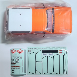 [#97400956] [도색완료｜LED 포함｜휠베이스 314mm] 1/10 EMO AT4 Painted Body Set (Orange)