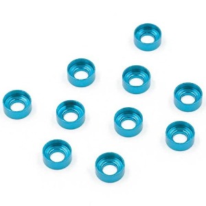 [#YA-0657BU] [10개] Aluminum M3 Button Head Countersunk Washers (Blue)