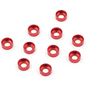 [매장입고][#YA-0657RD] [10개] Aluminum M3 Button Head Countersunk Washer (Red)