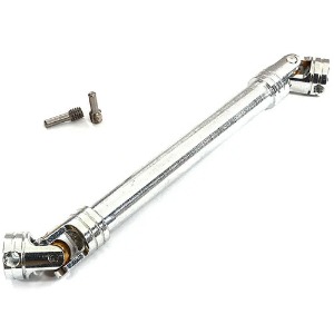 [#C30292] 122-148mm Stainless Alloy Center Drive Shaft w/ 5mm Hole for 1/10 Off-Road Crawler