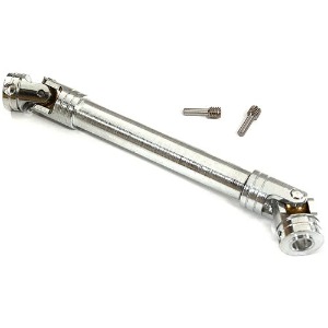 [#C30291] 110-132mm Stainless Alloy Center Drive Shaft w/ 5mm Hole for 1/10 Off-Road Crawler