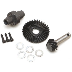 [#BR955042] Heavy Duty Keyed Bevel Helical Underdrive Gear 33/8T + Differential Locker Set for BRX70/BRX90/AR44/AR45 Axles