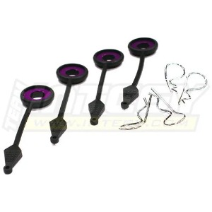 [#C23258PURPLE] [4개입] Large Body Pin w/Holder System for 1/8 Scale (Purple)