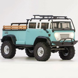 [#90100092] [완성품] 1/10 JT4 4x4 Scale Rock Crawler ARTR (Ocean Blue) : Jeep M677 Cargo Pickup Truck (크로스알씨 스케일 트럭)
