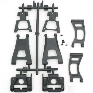 [#97400810] Front Upper and Lower Arm Set w/Bushing and Screws for C Hubs (for CROSS-RC UT4)