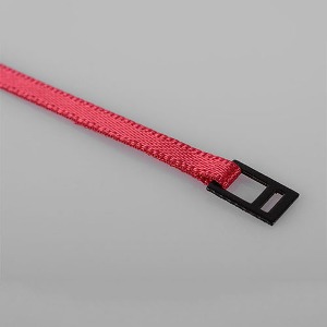[#Z-S0929] Red Tie Down Strap with Metal Latch