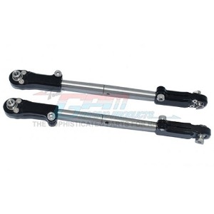 [#MAKX162S-BK] Aluminum+Stainless Steel Adjustable Front Steering Tie Rod (for 1/5 Kraton 8S)
