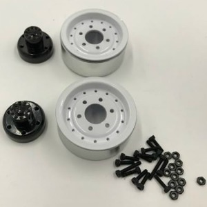 [#97400266] HC4 1.9&quot; Metal Wheel White 12mm Hex Adapter