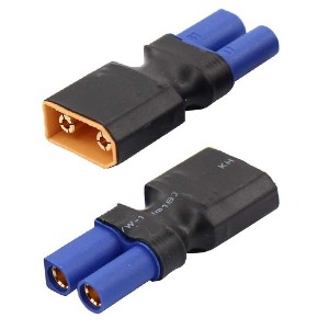 [#BM0223] [1개입] One Piece Connector Adapter - XT90 Male To EC5 Female