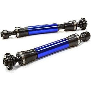 [#C26354BLUE] Billet Machined Realistic Center Drive Shafts for Axial Wraith 2.2 Rock Racer