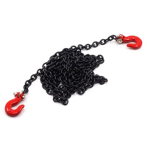 [#YA-0357BK] [미니어처: 후크/체인 96cm] 1/10 RC Rock Crawler Accessory 96cm Long Chain and Hook Set (Black)