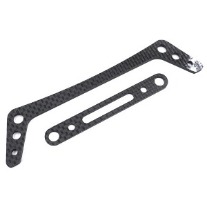 [#XP-10380] Graphite Body Post Stiffener Front and Rear For Execute Series Touring
