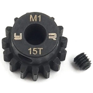 [#MG-10005] 15T HD Steel Mod1 Motor Gear Pinion w/5mm Bore