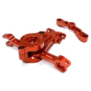 [#C26054RED] Billet Machined Steering Bell Crank for Traxxas 1/10 Scale Summit 4WD (Red)