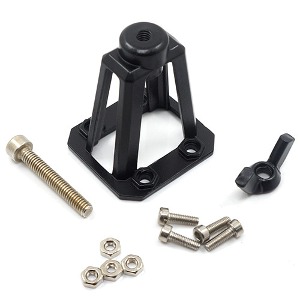 [#YA-0457BK] Steel Spare Tire Carrier for RC Crawler
