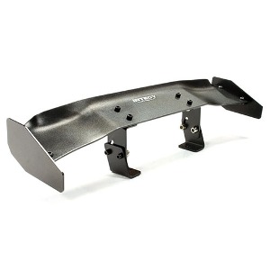 [#C24896BLACK] Realistic 1/10 Size Aluminum Rear Wing 165mm Width (Black)