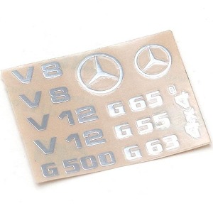 [#TRC/302516] G500 Metal Logo for TRC Benz G-Class Hard Body