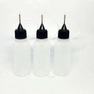 [103290]Steel Needle Oil Bottle 20ml, Black (3 pcs)