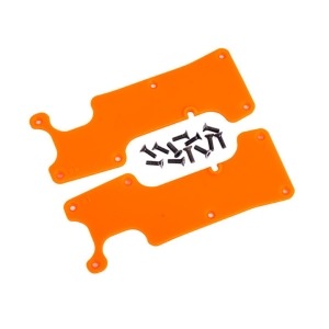 [AX9634T]  Suspension arm covers, orange, rear (left and right)/ 2.5x8 CCS (12)