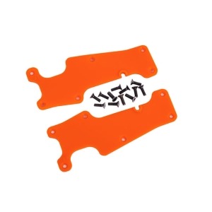 [AX9633T]  Suspension arm covers, orange, front (left and right)/ 2.5x8 CCS (12)