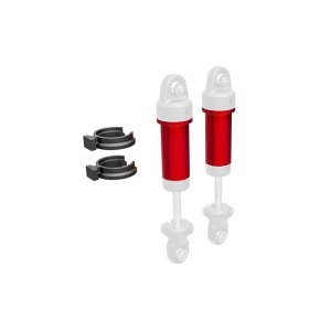 [AX9763-RED ]Body, GTM shock, 6061-T6 aluminum (red-anodized) (includes spring pre-load spacers) (2)