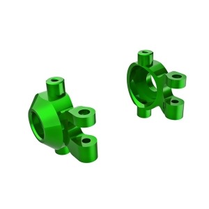 [AX9737-GRN] Steering blocks,6061-T6 aluminum green titanium-anodized,left &amp; right)/2.5x12mm BCS with threadlock-2/2x6mm SS with threadlock 4