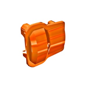 [AX9787-ORNG] Axle cover,6061-T6 aluminum orange-anodized(2)/1.6x12mm BCS with threadlock (8)