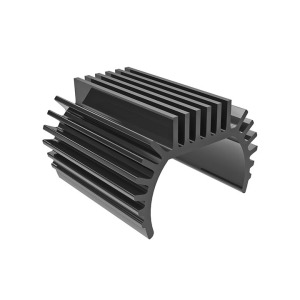 [AX9793-GRAY] Heat sink, Titan® 87T motor (6061-T6 aluminum,dark titanium-anodized)