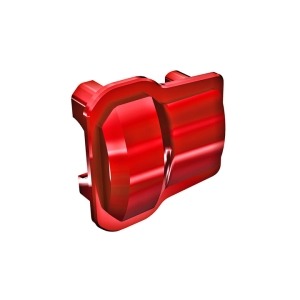 [AX9787-RED] Axle cover,6061-T6 aluminum red-anodized(2)/1.6x12mm BCS with threadlock (8)
